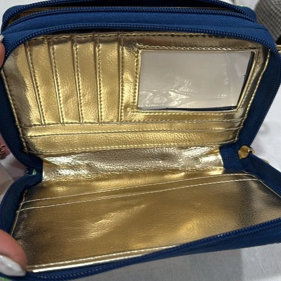 NWT Disney Parks x Lilly Pulitzer Crossbody Bag Purse Blue Mickey - Picture 4 of 9